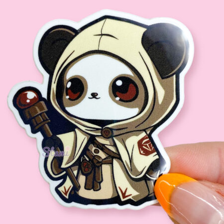 Monk Panda Sticker