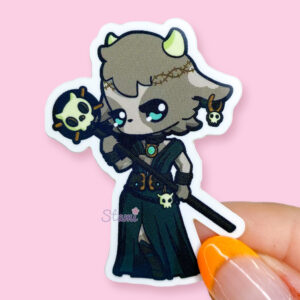 Necromancer Goat Sticker Necromancer Goat Sticker