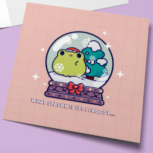 I Frogot the Season Christmas Card I Frogot the Season Christmas Card
