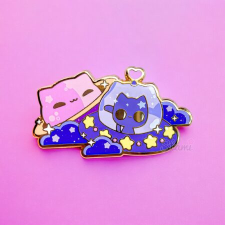 Planet Caturn Pin