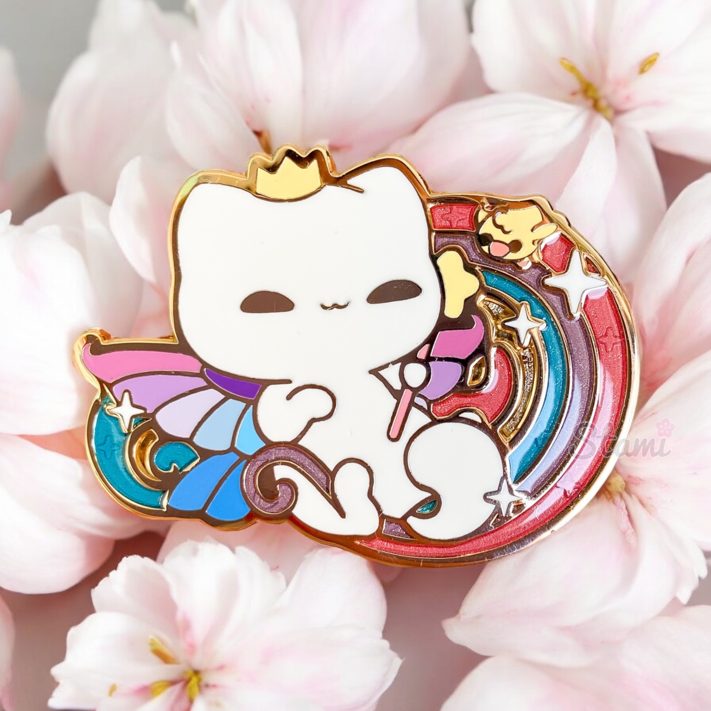 Sakura Kitty Bean Sticker