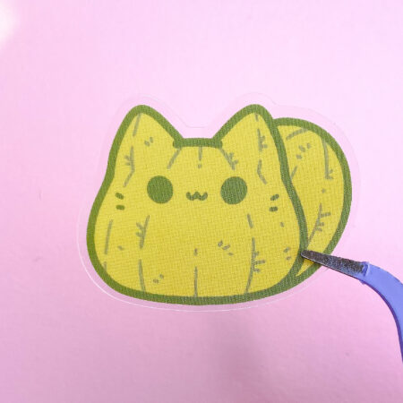 Catcus Kitty Bean Sticker