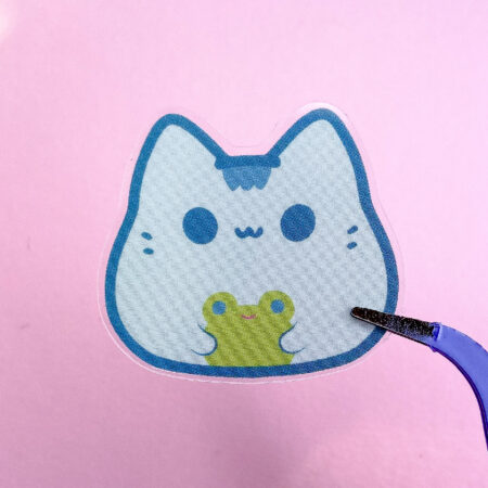 Kitty Bean & Frog Sticker