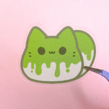 Poison Kitty Bean Sticker