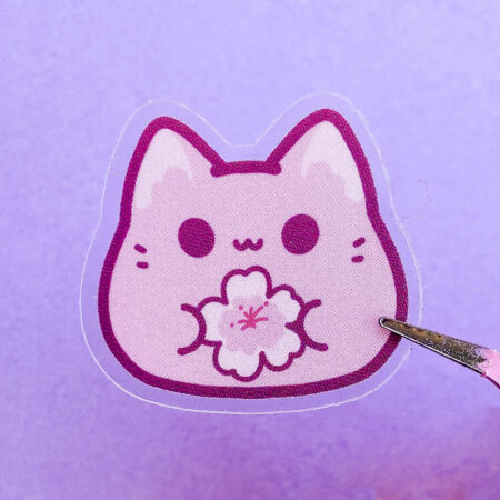 Blossom Gift  Kitty Bean Sticker