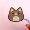 Bear Kitty Bean Sticker