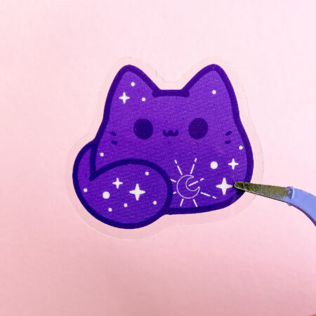 Luna Kitty Bean Sticker