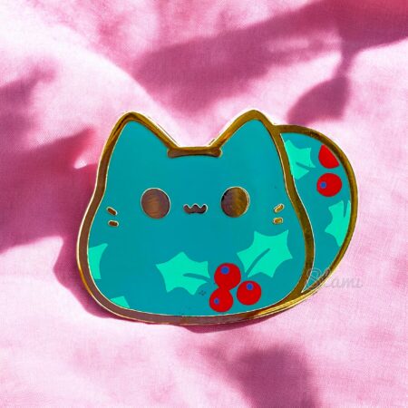 Holly Kitty Bean Pin