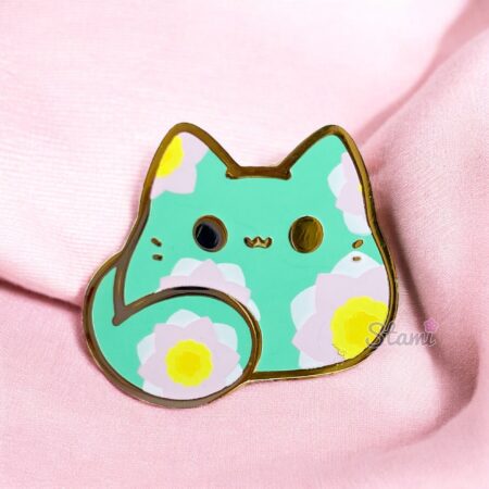 Lily Pad  Kitty Bean Pin