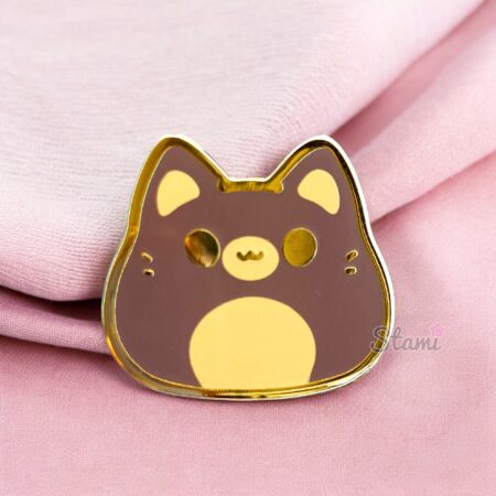 Bear Kitty Bean Pin