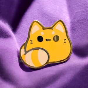 Ginger Kitty Bean Pin Ginger Kitty Bean Pin