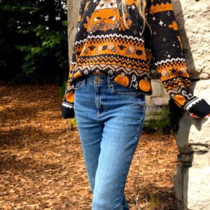 Chabisu Ate The Pumpkin Knitted Sweater