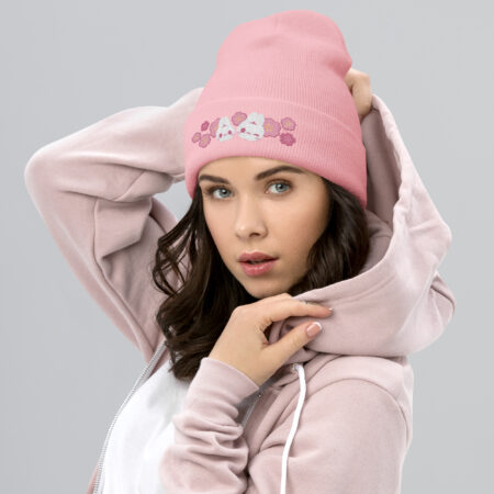 Sakura Bunny Kuma Cuffed Beanie