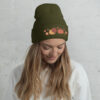 Snail Pace Cuffed Beanie