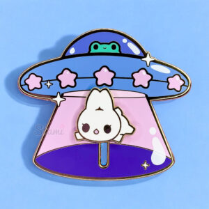 UFF: Unidentified Flying Frog Pin UFF: Unidentified Flying Frog Pin