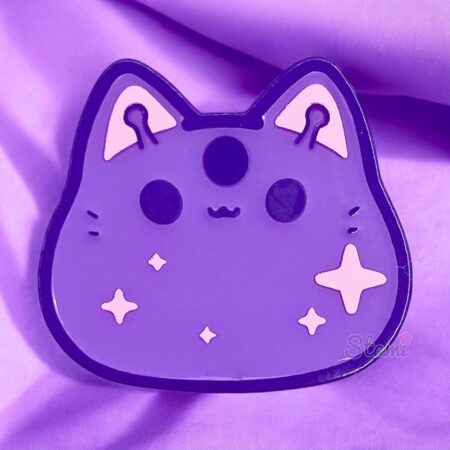 Alien Kitty Bean Pin