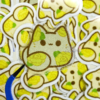 Best Friend Kitty Bean Sticker