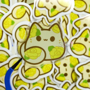 Best Friend Kitty Bean Sticker