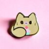 Cupcake Kitty Bean Pin