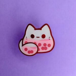 Boba Kitty Bean Pin