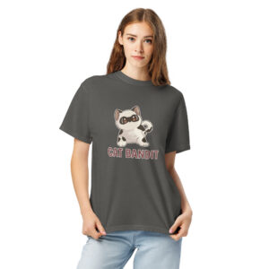 Unisex Cat Bandit heavyweight t-shirt Unisex Cat Bandit heavyweight t-shirt