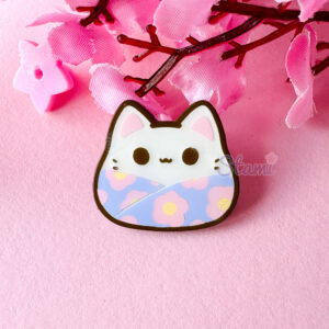 Ready for Bed Kitty Bean Pin